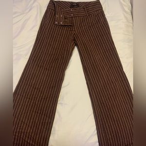 Brown Body by Victoria striped pants